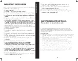 Preview for 13 page of Russell Hobbs InfraWave IW151 127V Instructions Manual