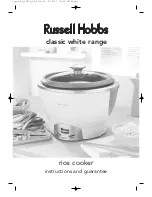 Preview for 1 page of Russell Hobbs JOYCE RH 10950 Instructions And Guarantee