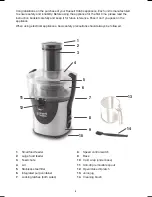 Предварительный просмотр 4 страницы Russell Hobbs JUICEMAN RHJM8000AU Instructions And Warranty