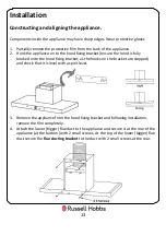 Предварительный просмотр 13 страницы Russell Hobbs Midnight RHGCH603DS Instruction Manual