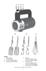 Preview for 5 page of Russell Hobbs MX3100BKR Instructions Manual