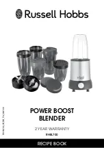 Preview for 9 page of Russell Hobbs POWER BOOST Instructions & Warranty