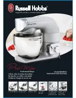 Preview for 1 page of Russell Hobbs Pro-Mix RHSB032 Instructions And Warranty