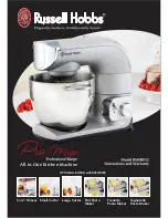 Preview for 18 page of Russell Hobbs Pro-Mix RHSB032 Instructions And Warranty