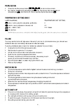 Preview for 6 page of Russell Hobbs Rapidsteam RHC902 Instructions & Warranty