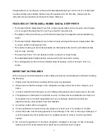 Preview for 2 page of Russell Hobbs RDF360 Instructions Manual