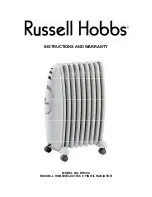 Russell Hobbs RH09C Instructions And Warranty preview
