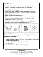 Preview for 15 page of Russell Hobbs RH1042 Instruction Manual