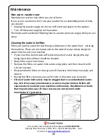 Preview for 28 page of Russell Hobbs RH1042 Instruction Manual