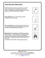 Preview for 32 page of Russell Hobbs RH1042 Instruction Manual