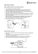 Preview for 9 page of Russell Hobbs RH1261TW Instruction Manual