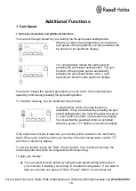 Preview for 18 page of Russell Hobbs RH1261TW Instruction Manual