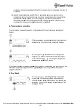 Preview for 19 page of Russell Hobbs RH1261TW Instruction Manual