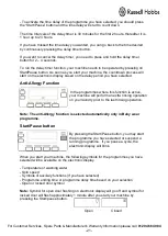 Preview for 21 page of Russell Hobbs RH1261TW Instruction Manual