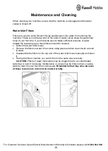 Preview for 25 page of Russell Hobbs RH1261TW Instruction Manual