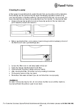 Preview for 26 page of Russell Hobbs RH1261TW Instruction Manual