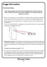 Предварительный просмотр 11 страницы Russell Hobbs RH12WC3 User Manual