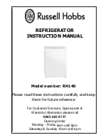 Preview for 1 page of Russell Hobbs RH140 Instruction Manual