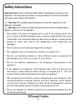 Preview for 3 page of Russell Hobbs RH142CF2002 Instruction Manual