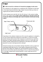 Предварительный просмотр 10 страницы Russell Hobbs RH144TMFF54 Instruction Manual