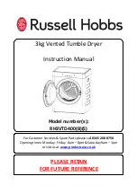 Preview for 1 page of Russell Hobbs RH3VTD400 Instruction Manual