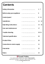 Preview for 2 page of Russell Hobbs RH3VTD400 Instruction Manual