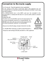 Предварительный просмотр 28 страницы Russell Hobbs RH3VTD800 Instruction Manual