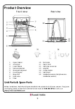 Предварительный просмотр 9 страницы Russell Hobbs RH45BISLDW2-M Instruction Manual