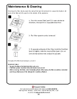 Preview for 38 page of Russell Hobbs RH45BISLDW2 Instruction Manual