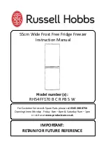 Russell Hobbs RH54FF170B Instruction Manual preview