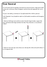 Preview for 11 page of Russell Hobbs RH55FF171-ML Instruction Manual