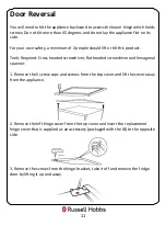 Preview for 11 page of Russell Hobbs RH55FF171B Instruction Manual