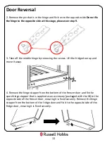 Предварительный просмотр 11 страницы Russell Hobbs RH55TMFF143B-MD Instruction Manual