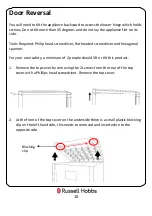 Preview for 10 page of Russell Hobbs RH55UCLF4B Instruction Manual