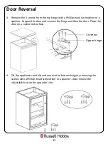 Preview for 11 page of Russell Hobbs RH55UCLF4B Instruction Manual