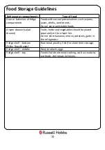 Preview for 14 page of Russell Hobbs RH55UCLF4B Instruction Manual