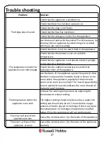 Preview for 17 page of Russell Hobbs RH55UCLF4B Instruction Manual