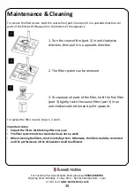 Preview for 38 page of Russell Hobbs RH60BIDW1-M Instruction Manual