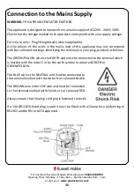 Preview for 46 page of Russell Hobbs RH60BIDW1-M Instruction Manual