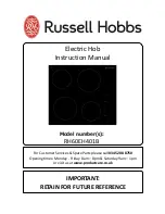 Russell Hobbs RH60EH401B Instruction Manual preview