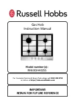 Russell Hobbs RH60GH402SS Instruction Manual preview
