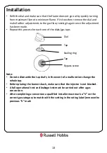 Preview for 13 page of Russell Hobbs RH60GH402SS Instruction Manual