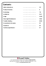 Preview for 2 page of Russell Hobbs RH60GH403SS Instruction Manual