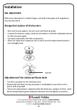 Предварительный просмотр 12 страницы Russell Hobbs RH60GH403SS Instruction Manual