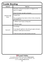 Preview for 24 page of Russell Hobbs RH60GH403SS Instruction Manual