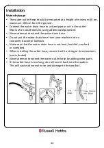 Предварительный просмотр 11 страницы Russell Hobbs RH612WM1 Series Instruction Manual