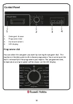 Предварительный просмотр 18 страницы Russell Hobbs RH612WM1 Series Instruction Manual