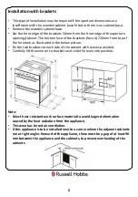 Preview for 8 page of Russell Hobbs RH72DEO1001B Instruction Manual