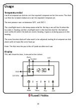 Preview for 13 page of Russell Hobbs RH72DEO1001B Instruction Manual