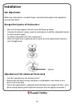 Предварительный просмотр 12 страницы Russell Hobbs RH75GH602B Instruction Manual